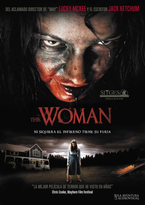 The woman - The 2011 American horror movie The Woman often differs from its source material - a novel of the same name that was released a year prior.The movie, which was released as part of the Bloody Disgusting Selects line, centers on The Woman (Pollyanna McIntosh), who is the last survivor of a cannibalistic tribe.